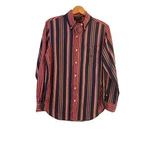 Lauren Ralph Lauren Men's Shirt Button Down Long Sleeve Stripe Small As Is
